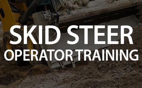 osha skid steer safety training|online skid steer certification training.